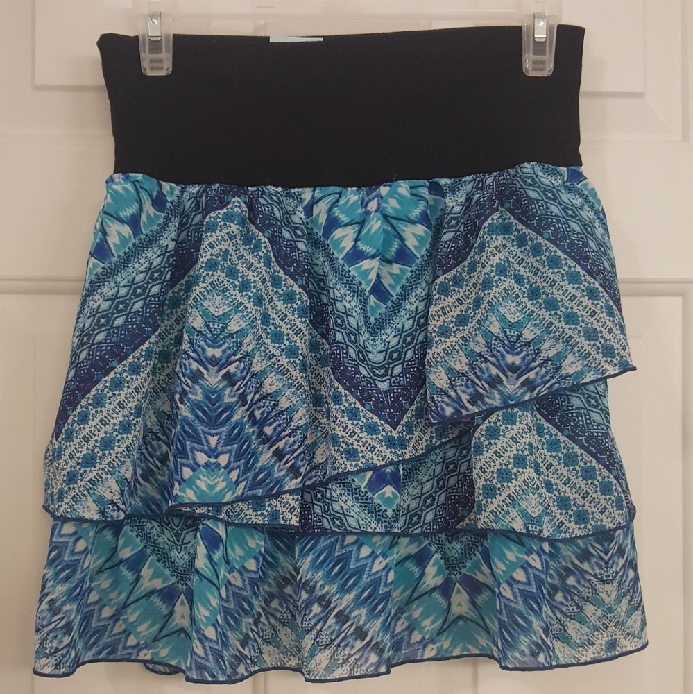 RnB blue skirt